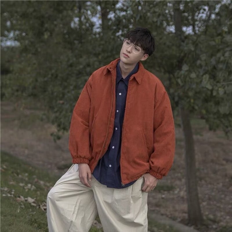 Corduroy Oversize Blouson | PIEAL