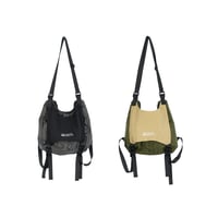 Water-Repellent Bi-color Messenger Bag