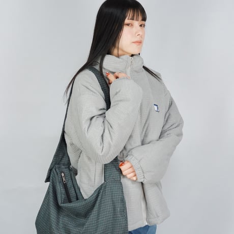 Dusty Houndstooth Messenger Bag