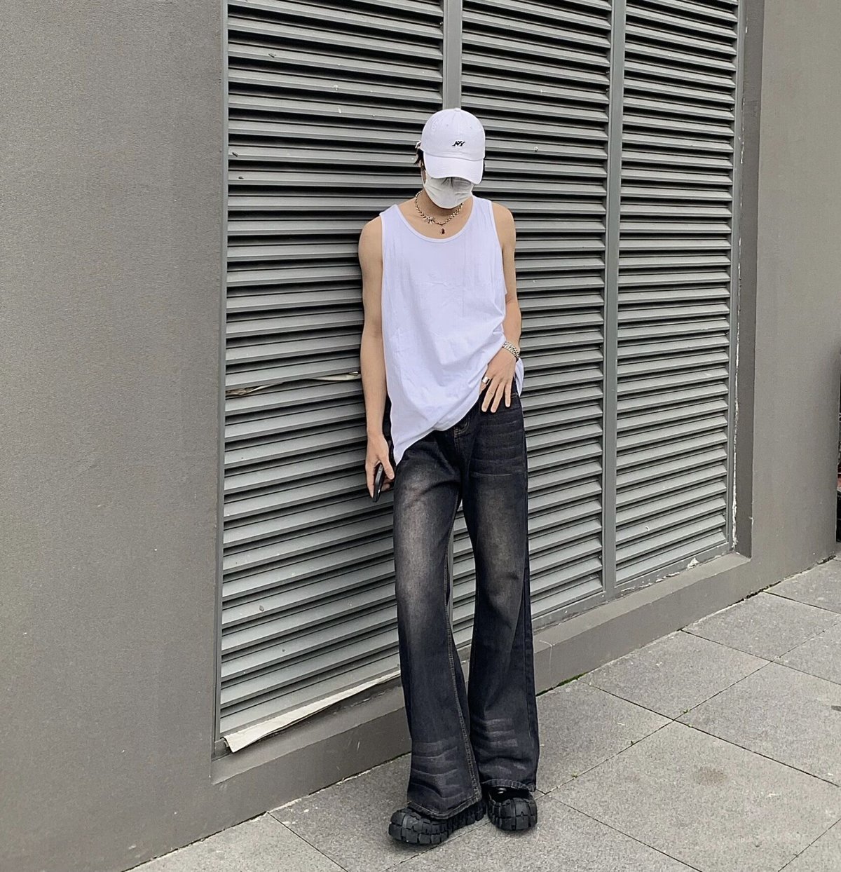 Stone Wash Vintage Baggy Denim | PIEAL