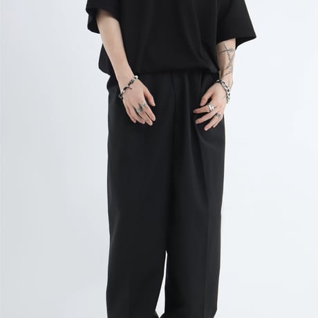 One Tuck Wide Slacks