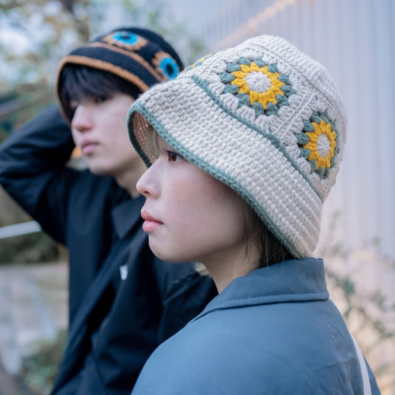 Flower Crusher Knit Hat | PIEAL