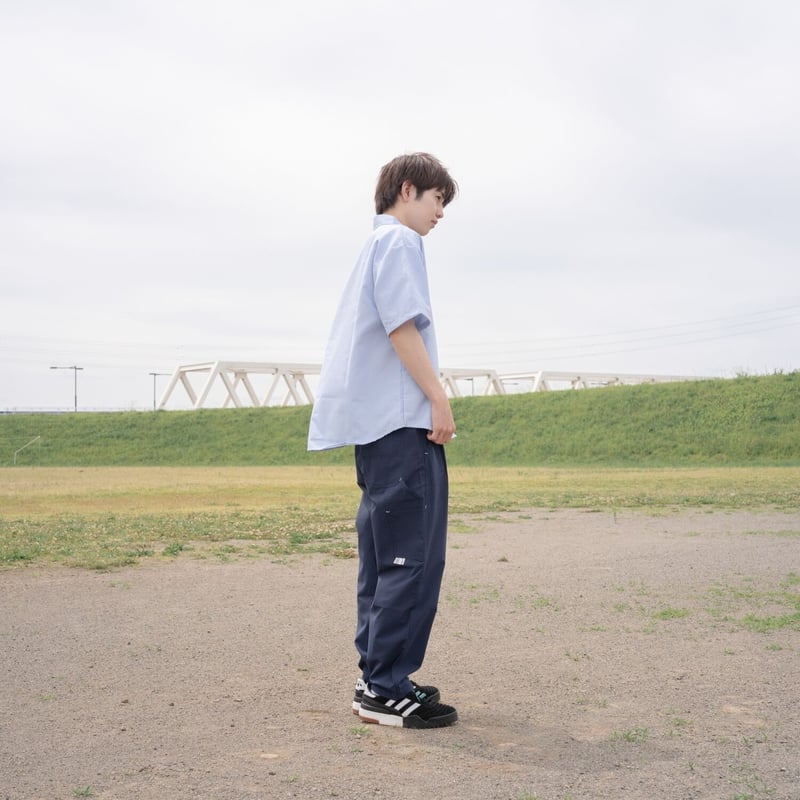 Smooth-Touch Wide Cargo Pants Navy | PIEAL Smooth-Touch Wide Cargo Pants Navy | PIEAL
