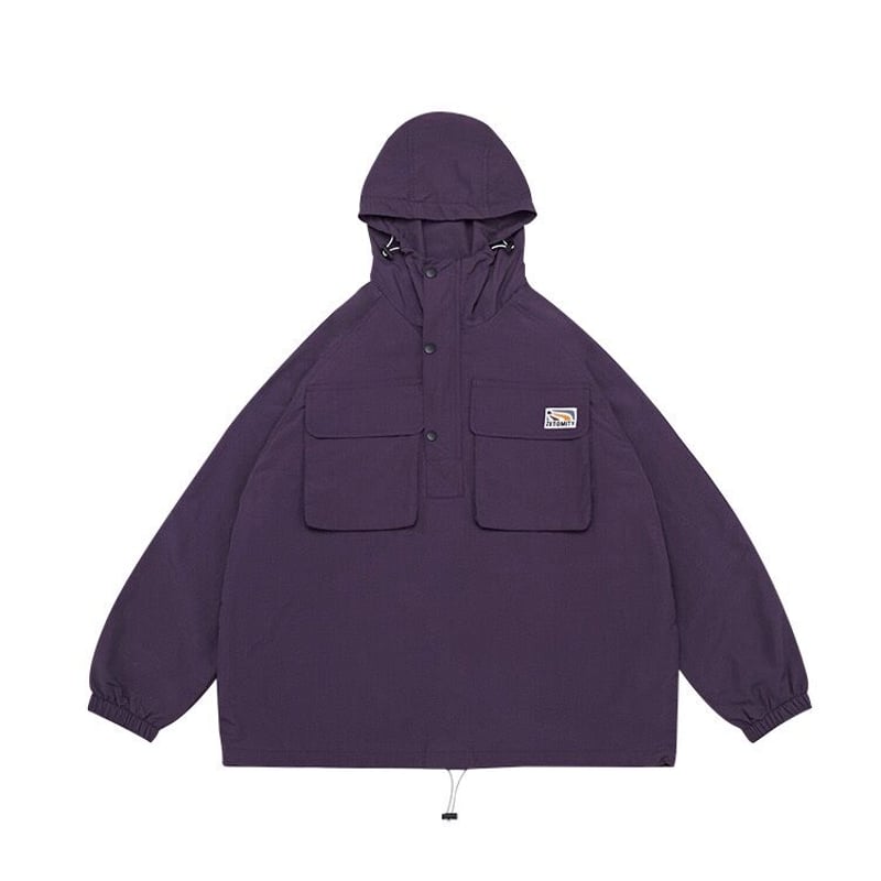 Oversized Vintage Anorak Hoodie | PIEAL