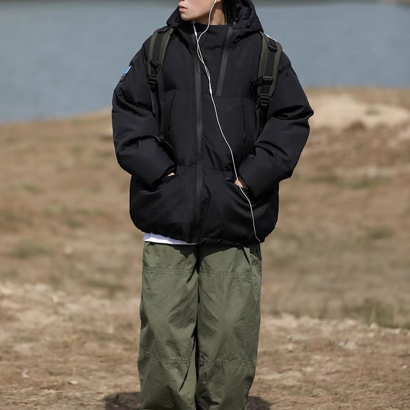 Oversized Nylon Tech Jacket | PIEAL