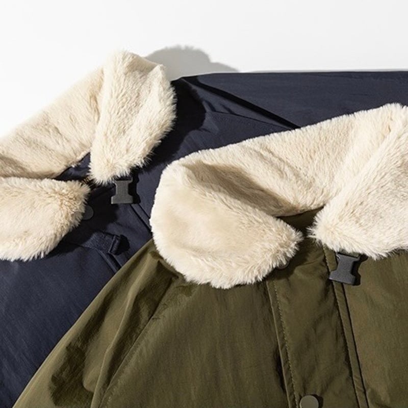 Oversized Heavy Boa Flight Jacket | PIEAL