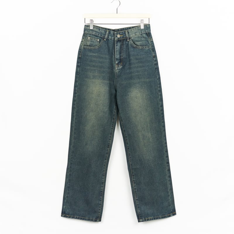 Stone Wash Straight Denim | PIEAL Stone Wash Straight Denim | PIEAL