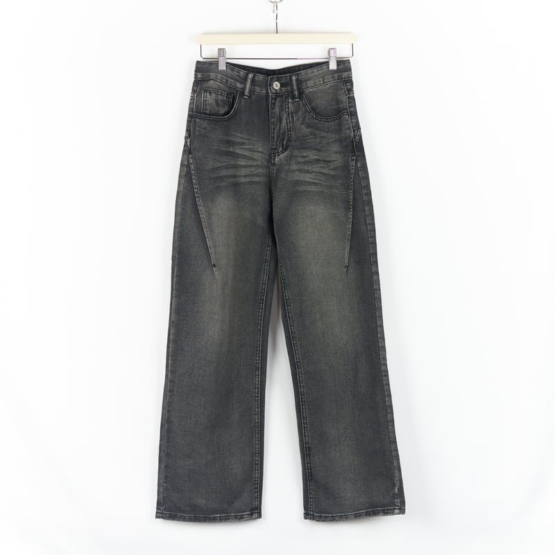 Preloved リメイクデニム ブラックデニム ヴィンテージ プレラブド Preloved リメイクデニム ブラックデニム ヴィンテージ
