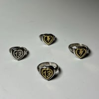 tiny heart ring