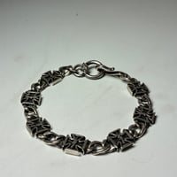 Iron cross bracelet