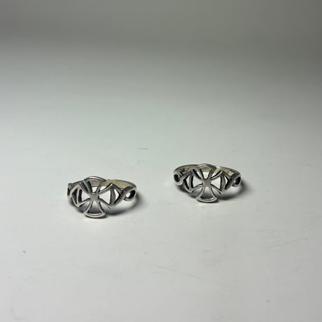 tiny iron cross ring