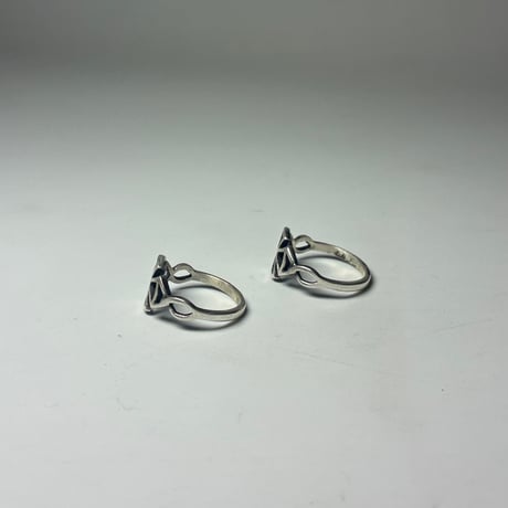 tiny iron cross ring