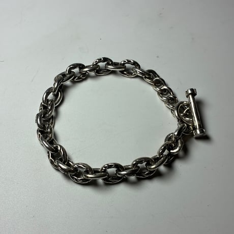 flames iron cross bracelet