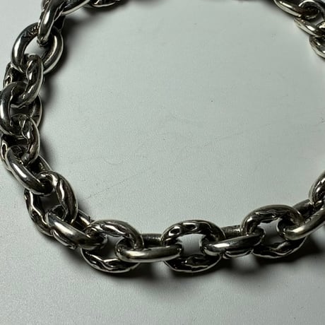 flames iron cross bracelet