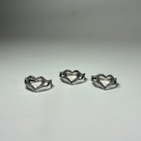tiny heart ring