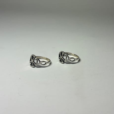 tiny iron cross ring