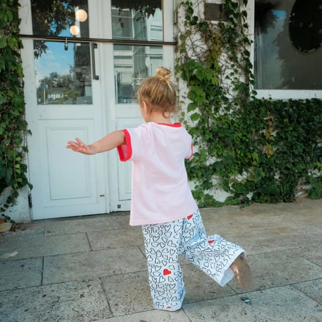Love Is All Around Pants/bel and bow