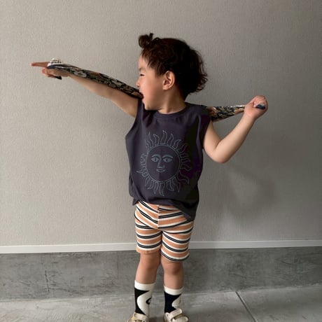 multi border biker shorty/ House of Lili