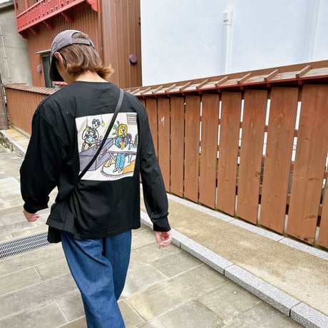 good day long sleeve T blackMのみ / ADULT