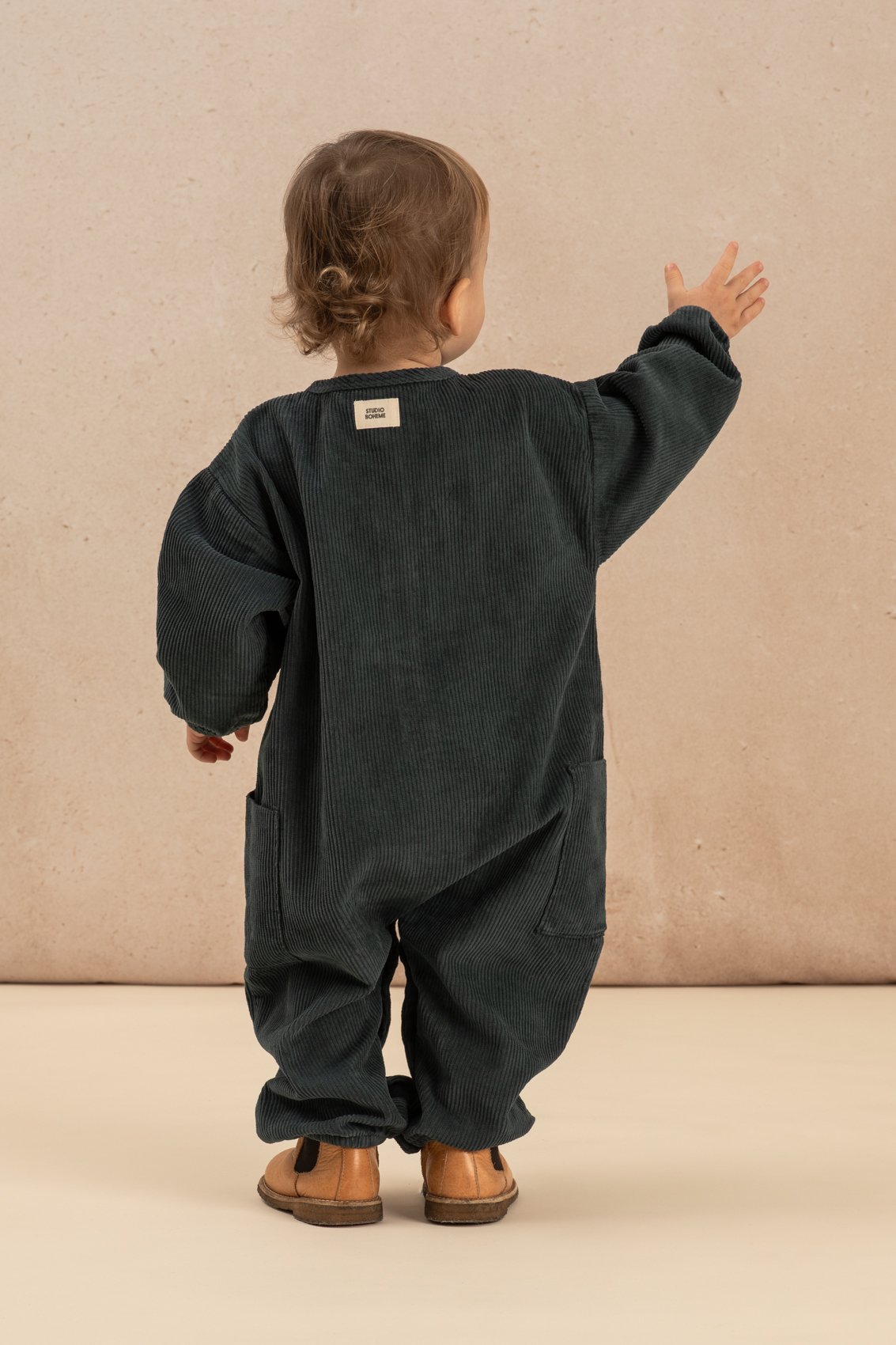 BIG PAPI JUMPSUIT/CORDUROY VELVET/BLUE DENIM/ST