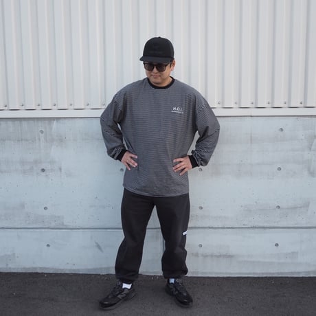 <ADULT> pin border long sleeve T-shirt / House of Lili