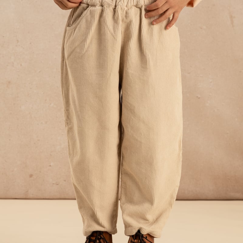 ボトムス studio boheme 23aw carrot pants 18m Carrot Corduroy pants for kids from birth to 10Y Organic Cotton