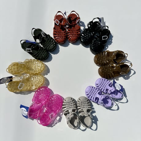SUN sandals - 23,24,のみROSE PAILETTE -Méduse