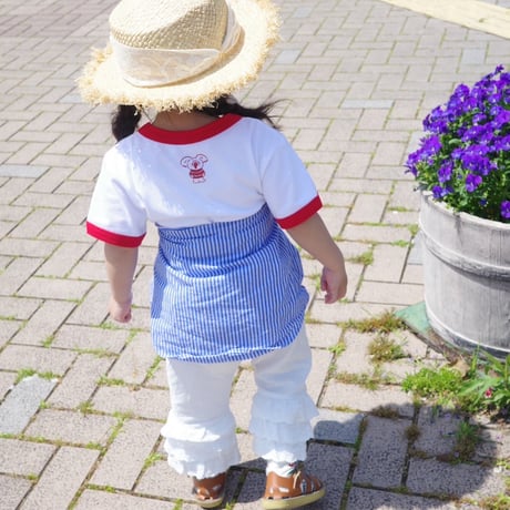 <KIDS>Ringer T- shirt /House  of Lili