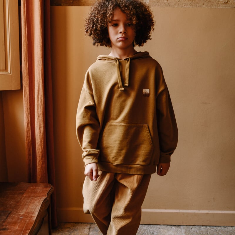 COTTON FLEECE HOODIE/studio boheme paris | Hous 