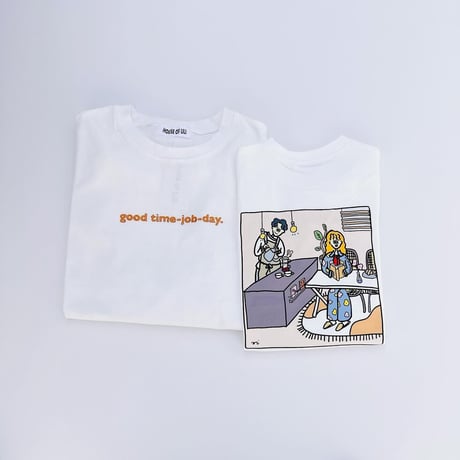 <White140のみ>good day long sleeve T / KIDS