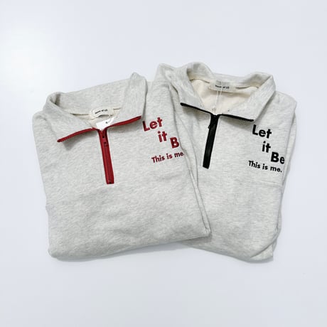 <Red Msize LAST1> halfzip pullover(for adult)/House of Lili