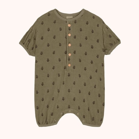 TERRY/ ROMPER BEBECITO/ SAGE  LAVENDER/STUDIO BOHEME PARIS
