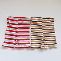 multi border biker shorty/ House of Lili