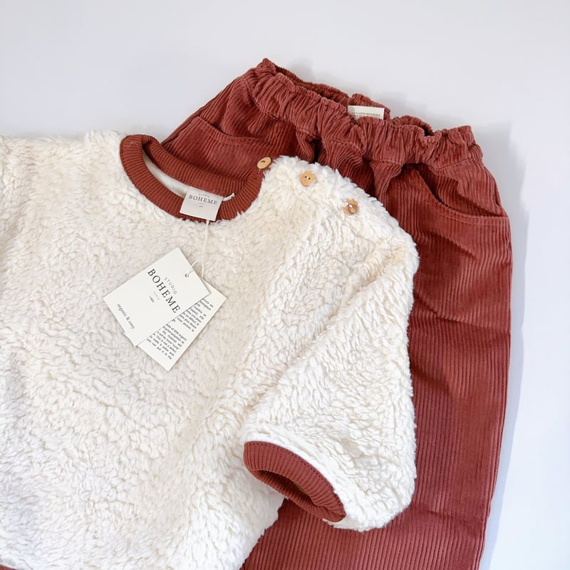 SHEEP SKIN OURS SWEAT 36m,4Y,6Y/studio boheme p...