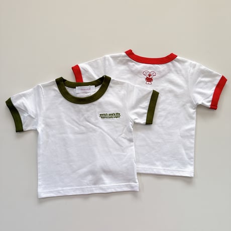 <KIDS>Ringer T- shirt /House  of Lili