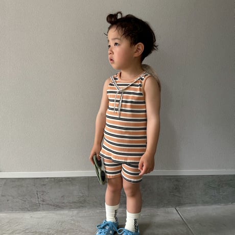 multi border biker shorty/ House of Lili