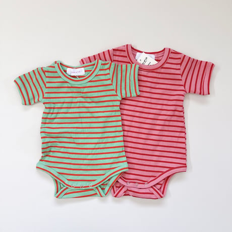 <pinkのみ>border romper / House of Lili