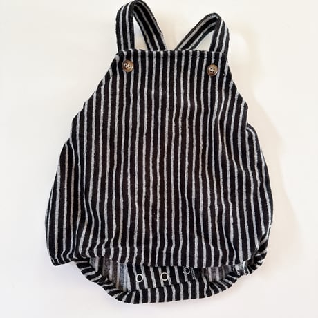 pile stripe romper / House of Lili