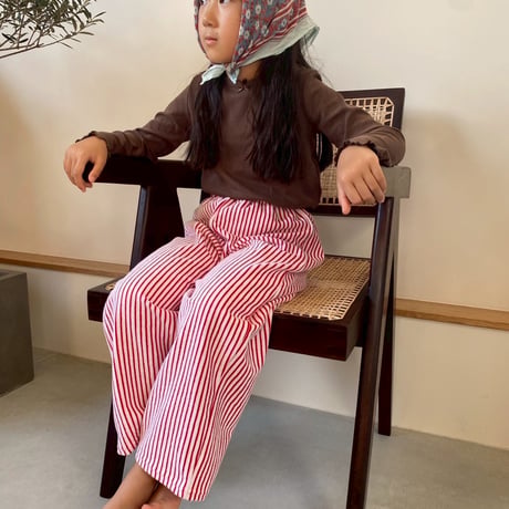 pile stripe pants / House of Lili