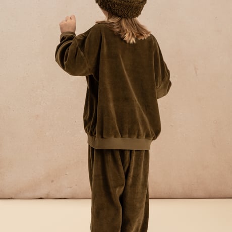 CLASSIC SWEAT-SHIRT/KAKI/18m,24m/STUDIO BOHEME PARIS