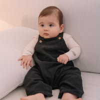 SALOPETTE OVERALLS/CORDUROY VELVET/CARBON/STUDIO BOHEMEPARIS