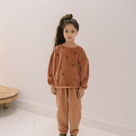 CARROT PANTS/ OLD PINK/36m,6y/STUDIO BOHEME PARIS