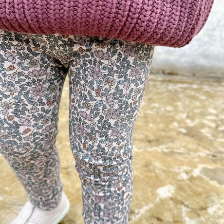 lovely littles/The Printed Legging - Floral Cotton