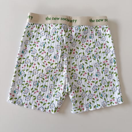 ＜8yのみ＞Nicolette Biker Short Jasmine Flowers Print/ the new society