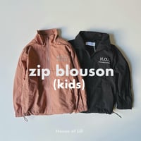 zip blouson （Kids) /House of Lili