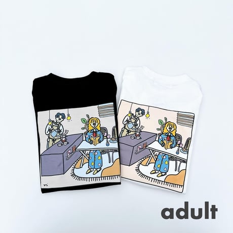 good day long sleeve T blackMのみ / ADULT