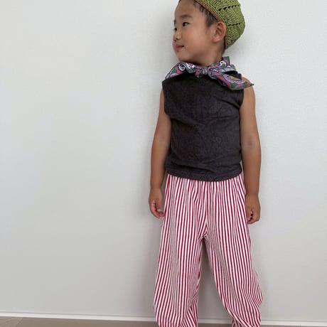 pile stripe pants / House of Lili
