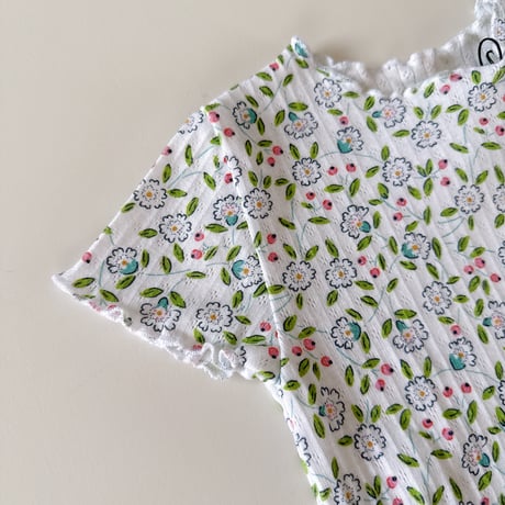 <6yのみ＞Nicolette Tee Jasmine Flowers Print / the new society