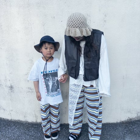 <大人用>Lili original border pants AYA×RIKU special edition / House of Lili