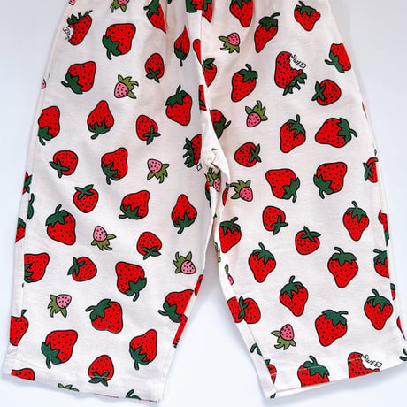 Strawberry Cotton Pants / bel & bow
